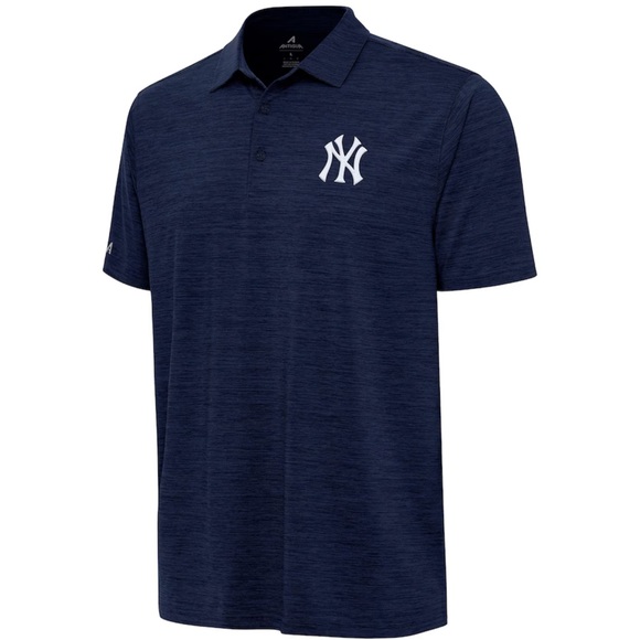 Majestic Other - New York Yankees Antigua Heather Navy Layout Polo